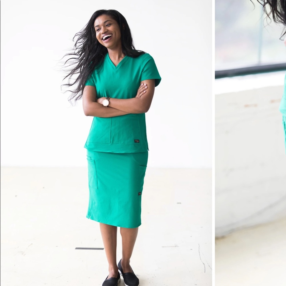 C. Saucy Surgery Green Scrub Skirt